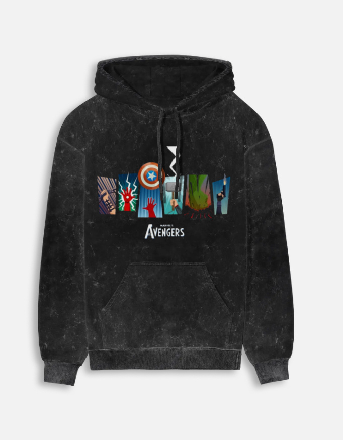 Unisex Acid Washed Hoodie