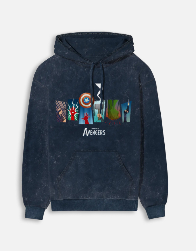 Unisex Acid Washed Hoodie - Image 2
